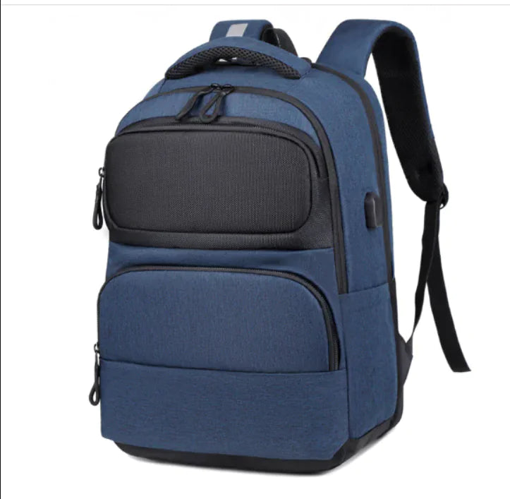 Anti-Theft Backpack with USB Charging & Splash Resistance