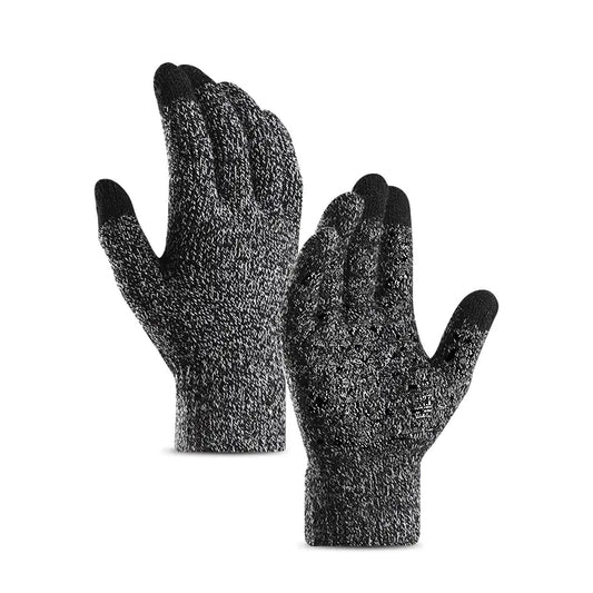 Touchscreen Knitted Gloves with Warm Fleece Lining