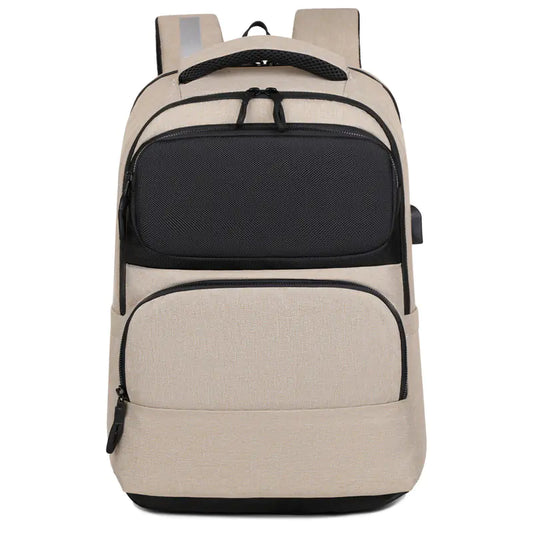 Anti-Theft Backpack with USB Charging & Splash Resistance