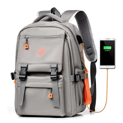 Large Capacity Men's Travel Backpack with USB Charging