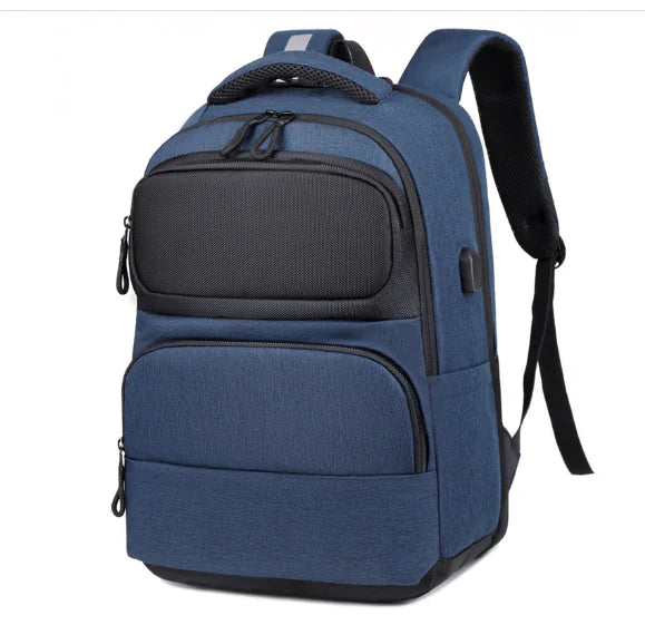 Anti-Theft Backpack with USB Charging & Splash Resistance