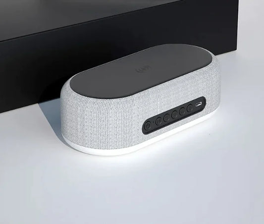 4-in-1 Night Lamp Alarm Clock with Wireless Charger