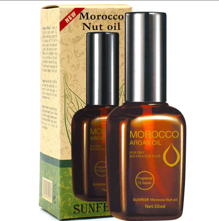 Moroccan Hair Oil for Frizz Control and Hydration