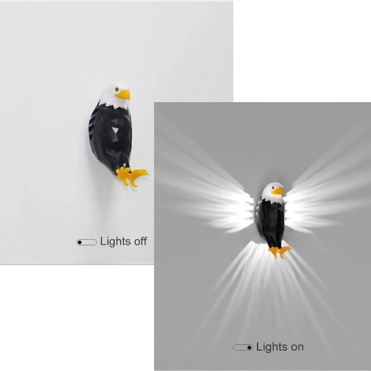 Eagle wall lamp indoor magnetic suction（private listing U2792714）