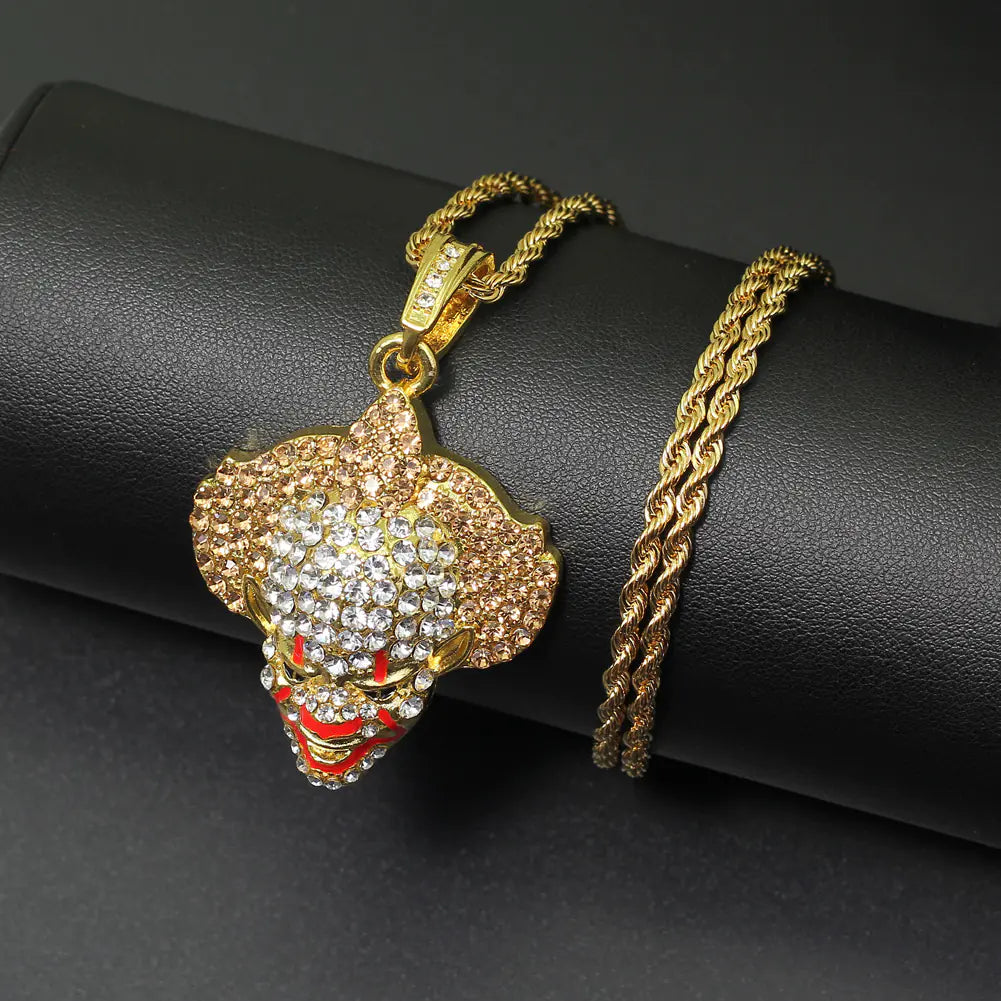 Clown Necklace and Pendant - Hip Hop Style