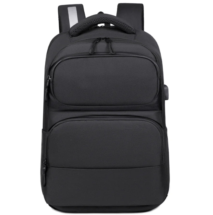 Anti-Theft Backpack with USB Charging & Splash Resistance