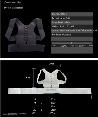 Magnetic Posture Corrector for Adults and Spine Support