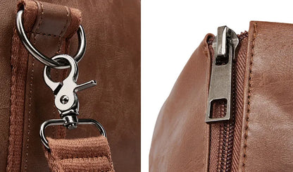 Waterproof Leather Travel Suit Bag