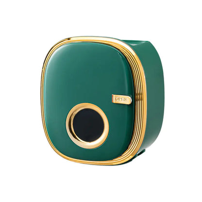 Wall-Mounted Tissue Box for Bathroom Storage Shelf